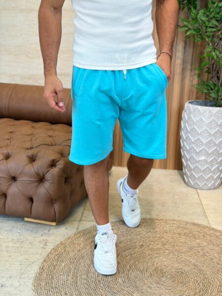 Essential white lounge shorts MENSH215