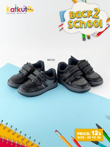 Double-Strap school sneakers BG122