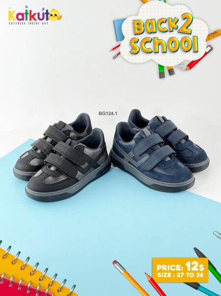 Velcro school shoes BG124.1
