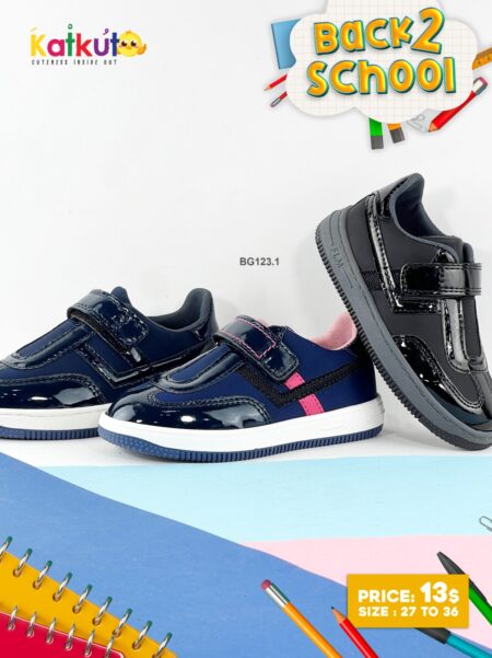 Glossy strap shoes BG123.1