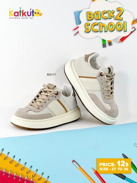 Retro low top sneakers BG117