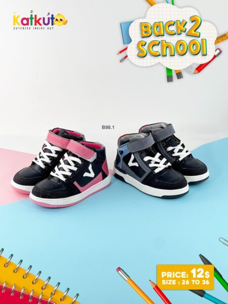 High top strap sneakers B98.1