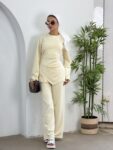 Draped Top Co-ord Set WOS1077