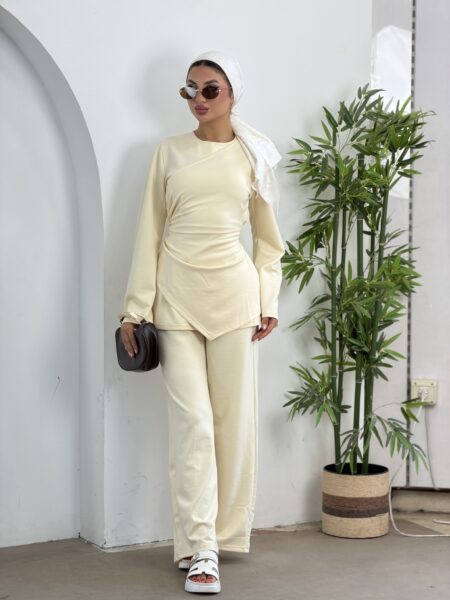 Draped Top Co-ord Set WOS1077
