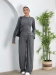 Draped Waist Set WOS1100