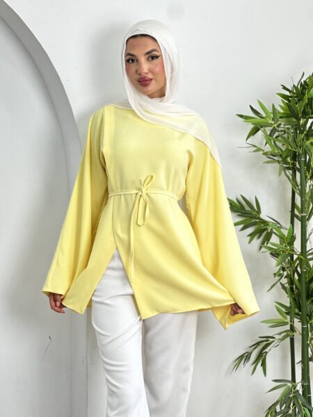 Relaxed Tie-Waist Top WOT1083