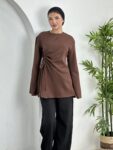Mila Ruched Top WOT1082